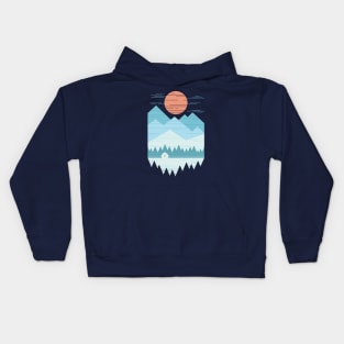 Cabin In The Snow Kids Hoodie